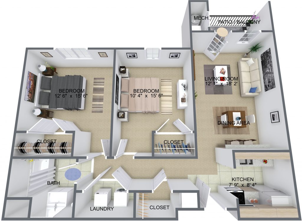 Floor Plans - Shorewood Cove Senior Apartments Living Community in ...